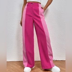 Two Toned Pink Straight Leg Jeans